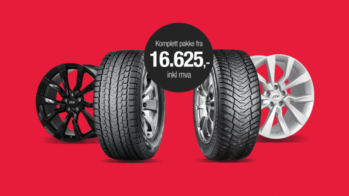 Kampanje på vinterhjulpakker tesla