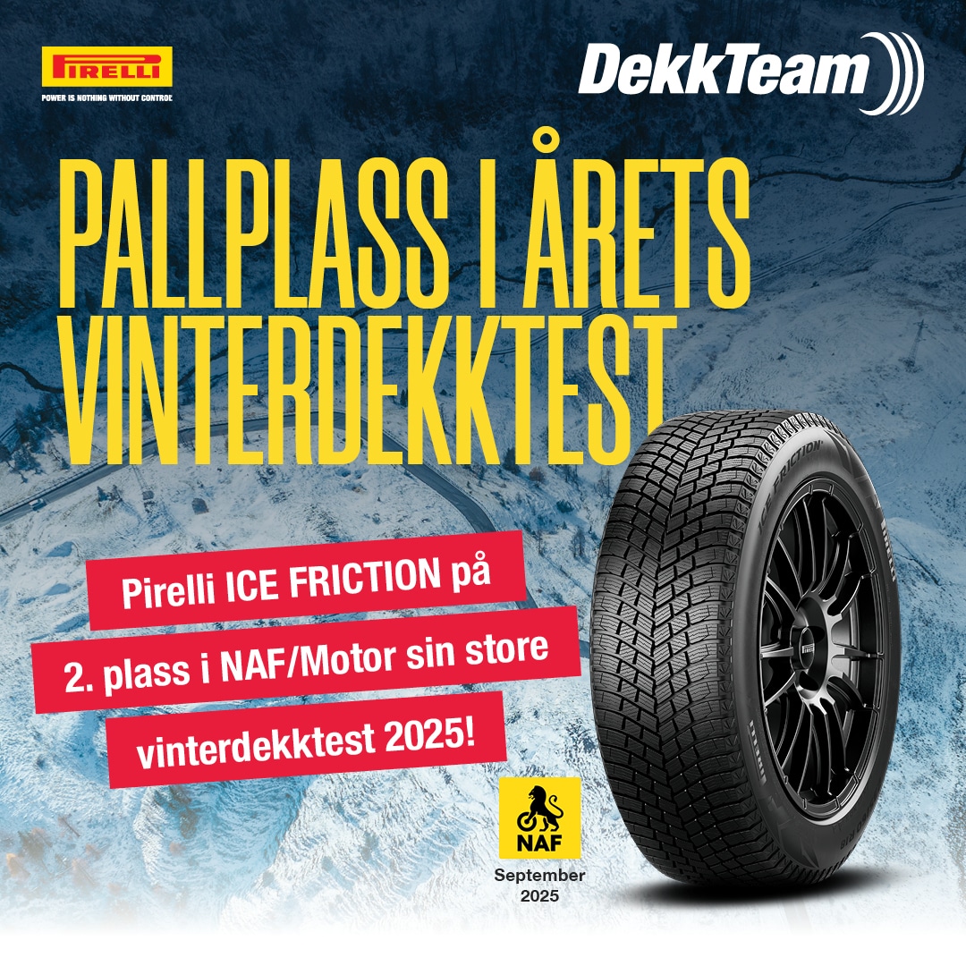 Nyhet Pirelli vinterdekktest 2025