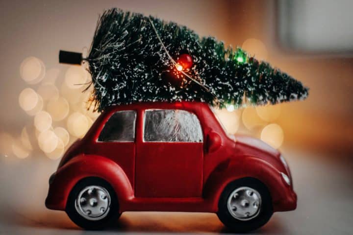 jul og bil